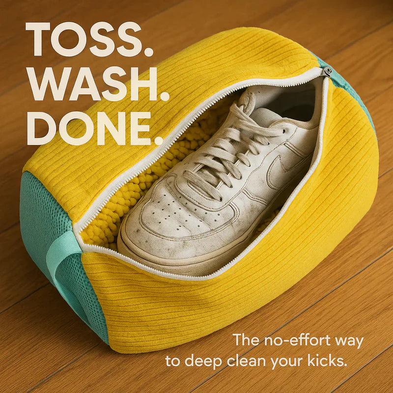 Shoe Cleaning Bag for Washing Machine | Durable Mesh for Safe Sneaker Wash
