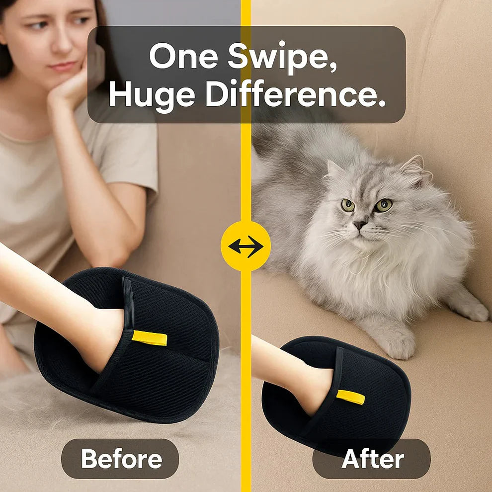 FurSweep™ Pet Grooming Gloves