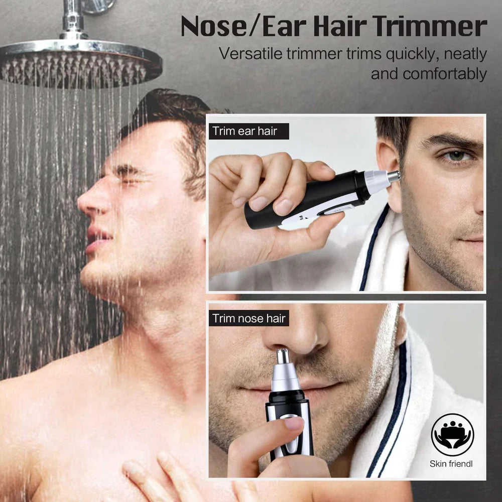 Unisex 3 in 1 Electric Nose Hair Trimmer