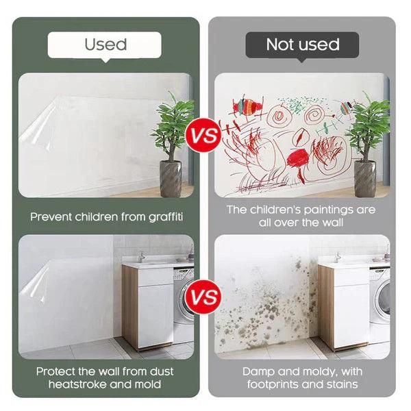 Self- Adhesive Transparent Wall Protection Film (Pack of 2)
