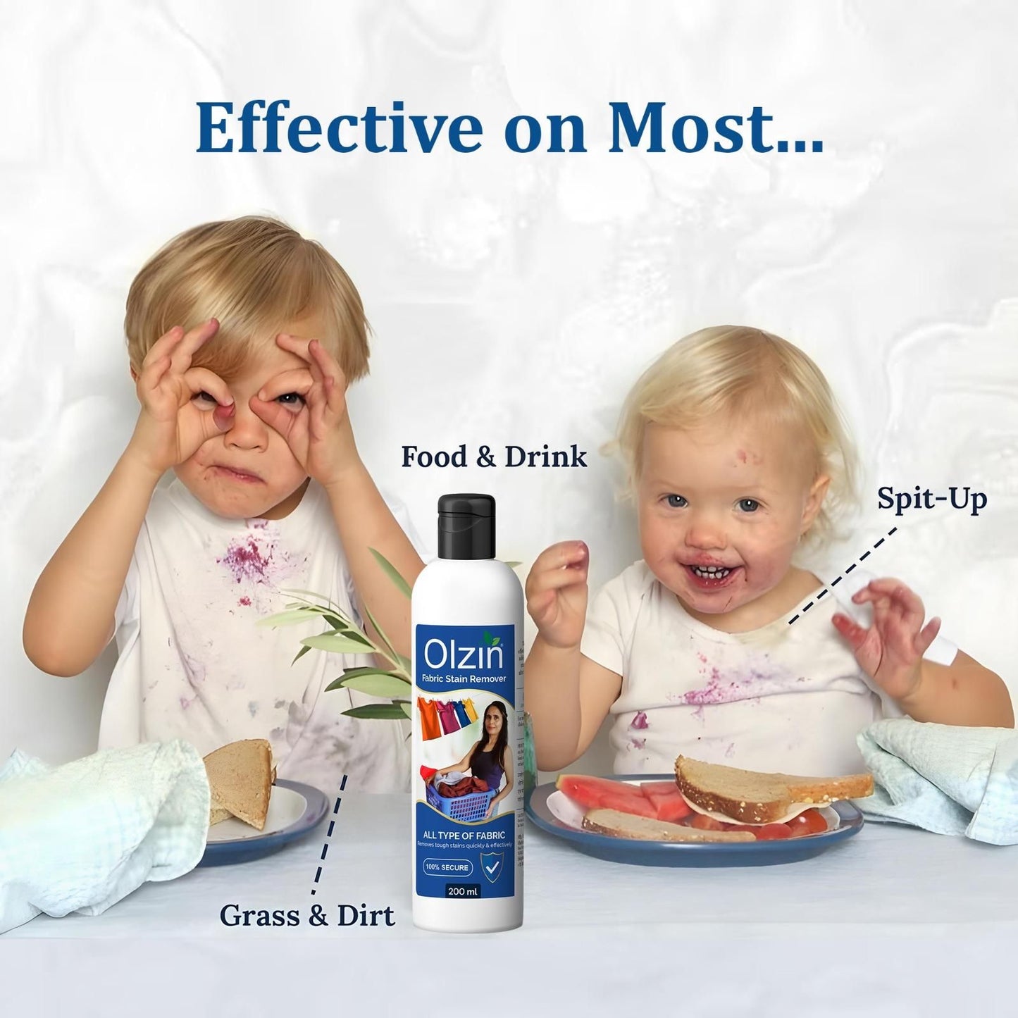 ✨ Premium Fabric Stain Remover – 200ml Each (Pack of 2) ✨