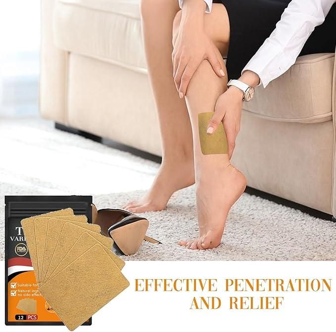 Turmeric Instant Relief – Varicose Veins Patch (Pack of 12 Patches)