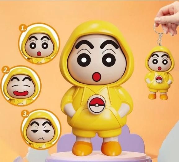 Shinchan Rotating Keychain