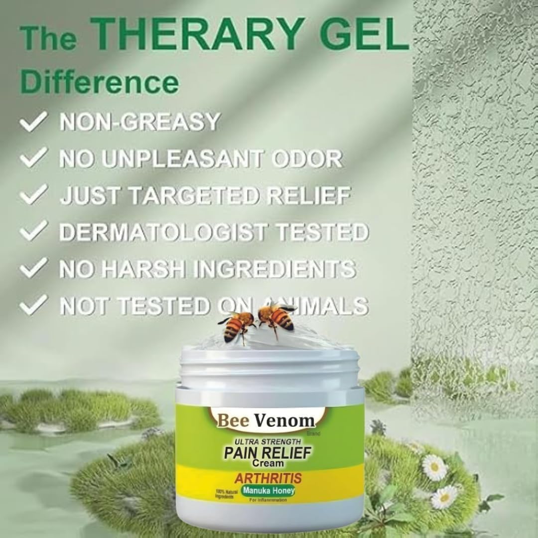 Bee Venom Pain Relief Cream (Pack of 2)