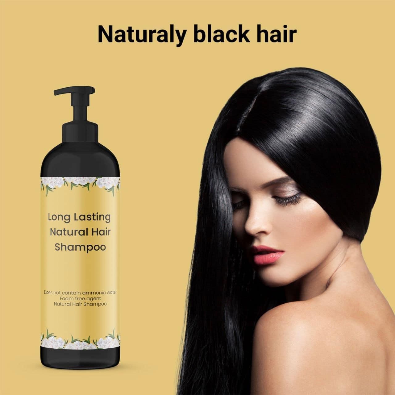 Japanese Long Lasting Natural Hair Dye Shampoo (Buy 1 Get 2 Free)