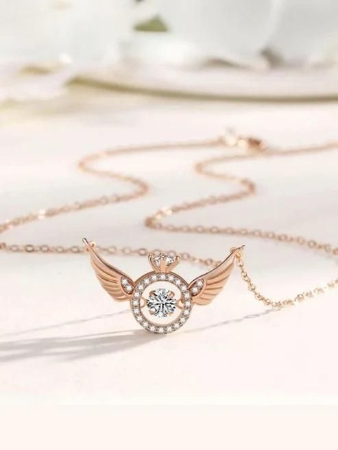 Angel Wing Pendant Necklace