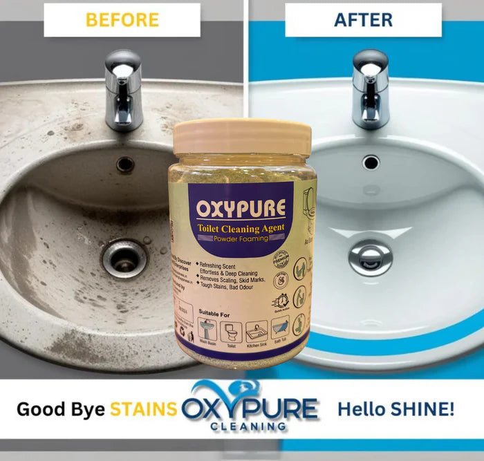 OxyPure Toilet Cleaning Agent (Buy 1 Get 1 Free) Money Back Guarantee