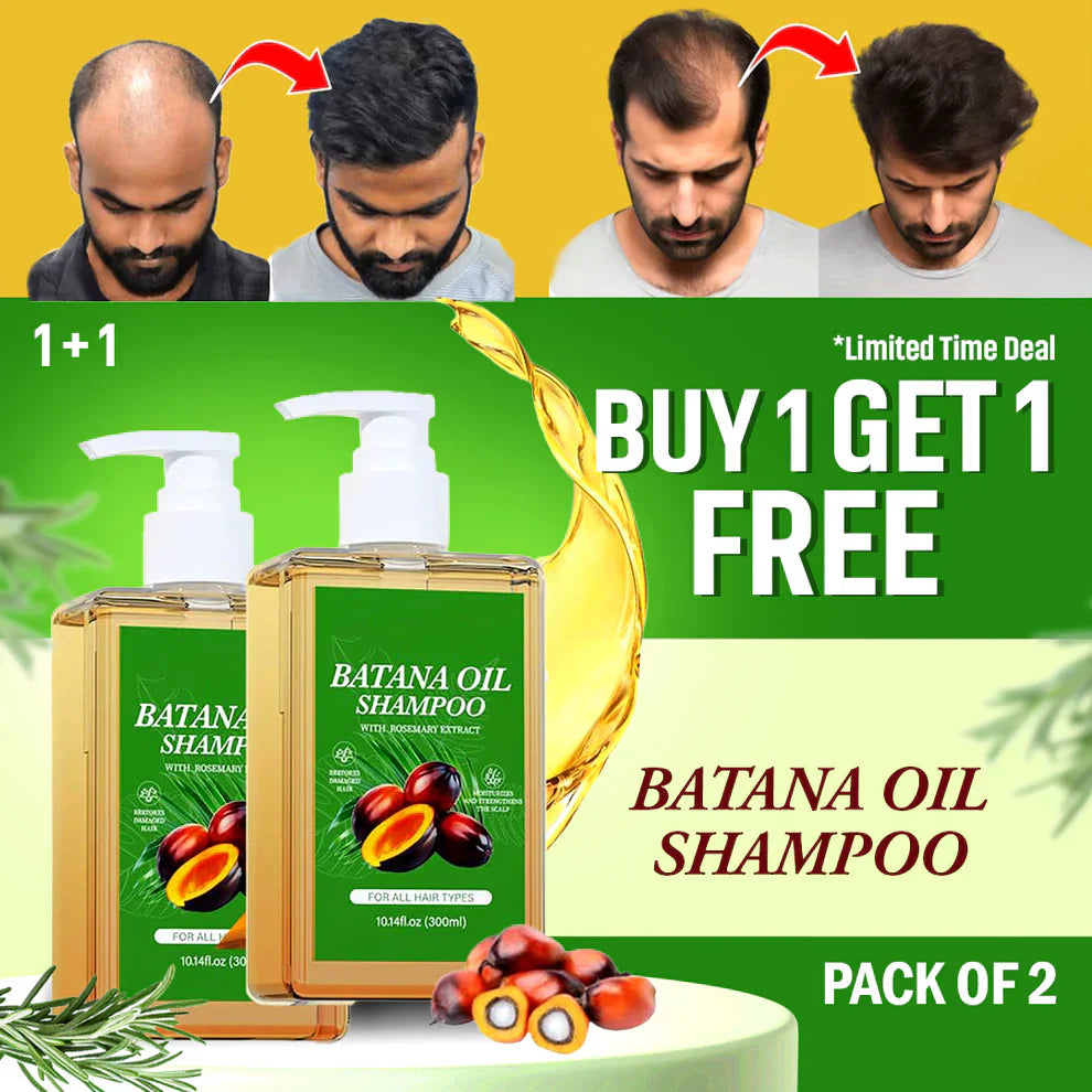 (BUY 1 GET 1 FREE) BATANA® Original Oil Shampoo with Rosemary Extract