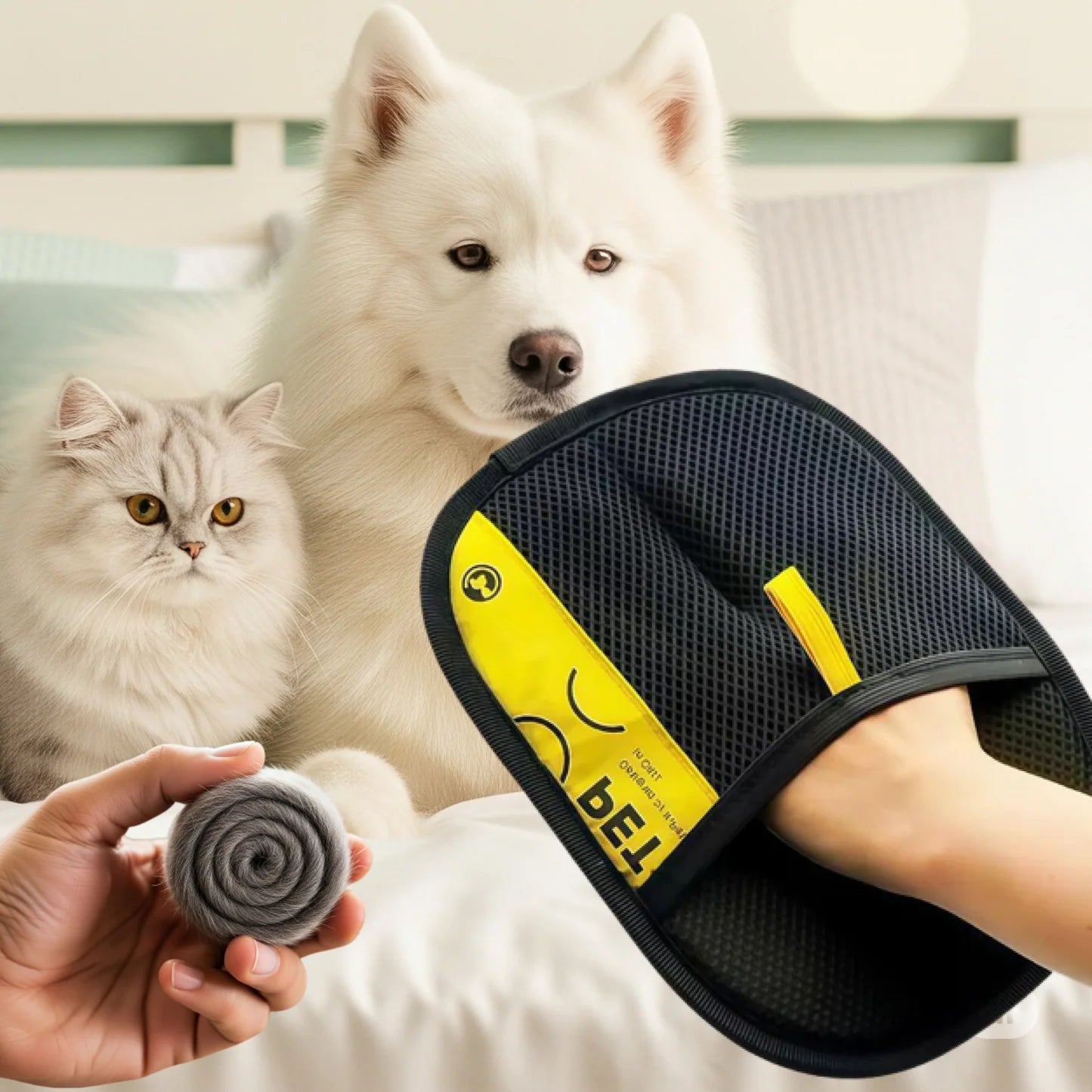 FurSweep™ Pet Static Hair Removal Glove