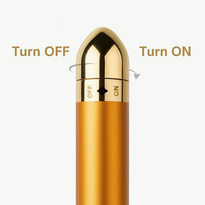 24K Gold Electric Facial Massager