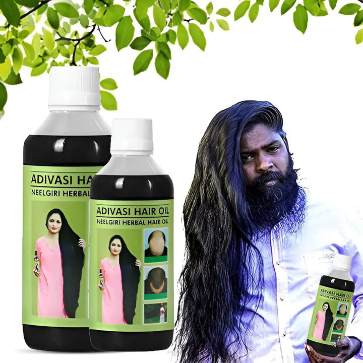🍃ORIGINAL ADIVASI HERBAL HAIR OIL (💥 BUY 1 GET 1 FREE 💥)