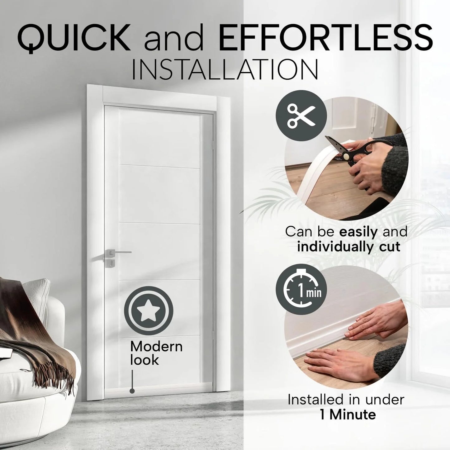 Door Draft Stopper Under Door Seal