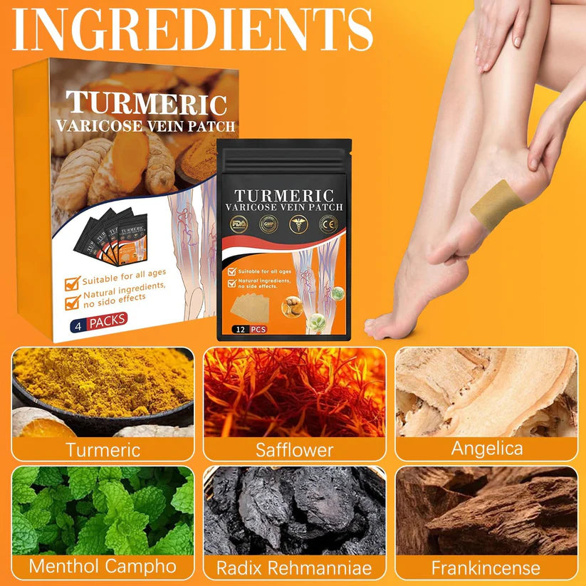 Instant Relief - Turmeric Varicose Vein Patches