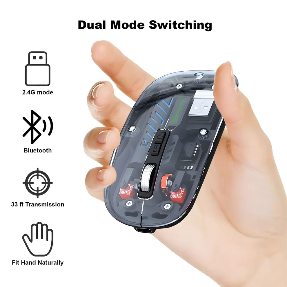 Rechargeable Transparent Mouse