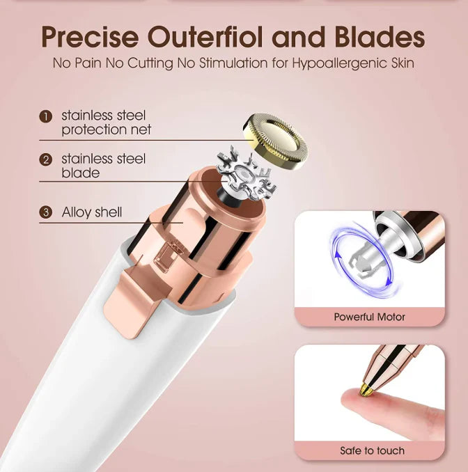 Unisex 3 in 1 Electric Nose Hair Trimmer