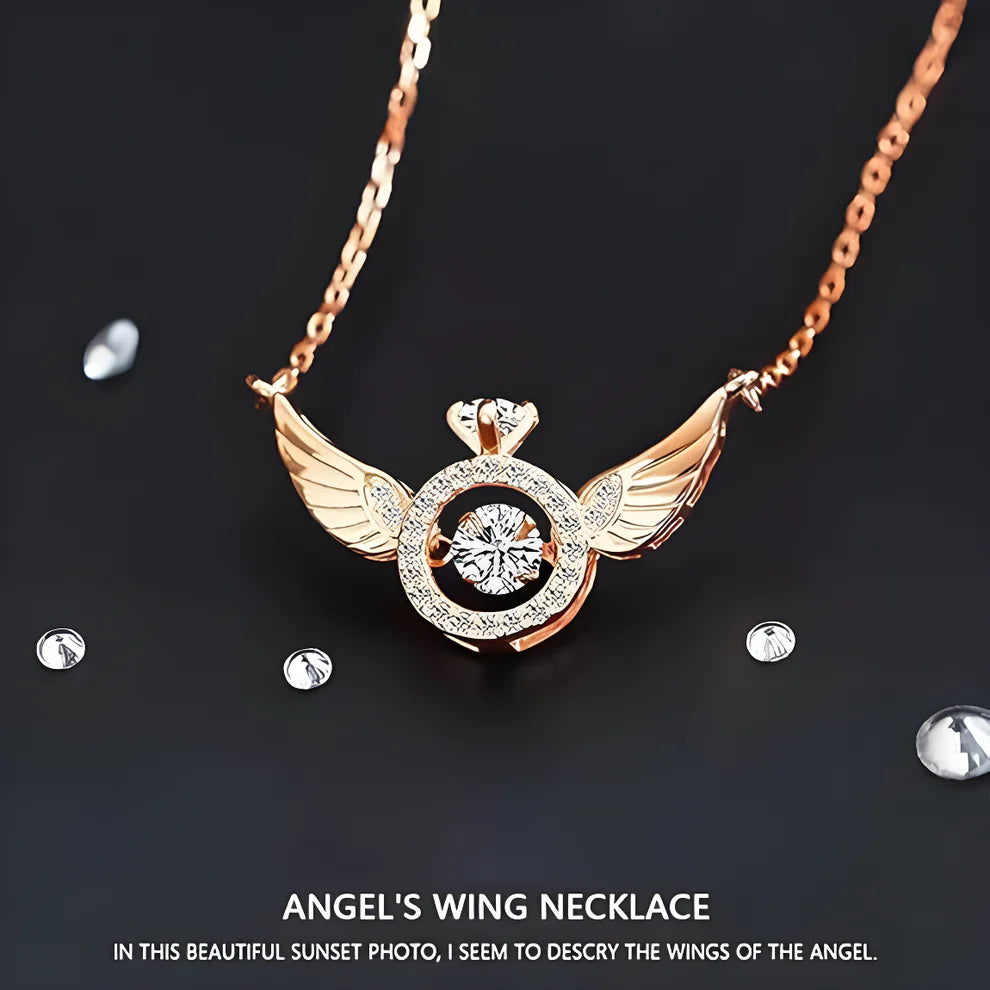 Angel Wing Pendant Necklace