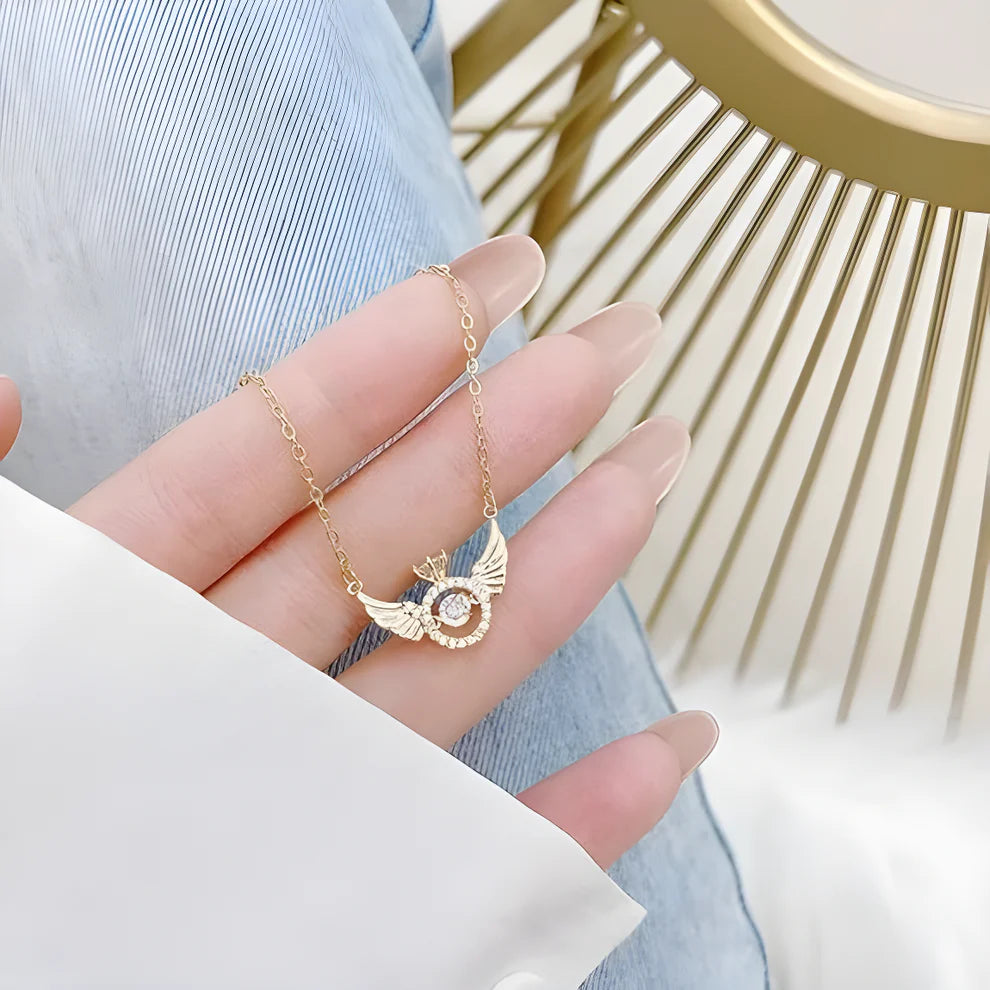 Angel Wing Pendant Necklace